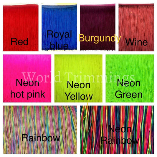18 Inch Long Chainette Fringe Selling By Yard. Clothing Accessories