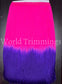 18 Inch Long Chainette Fringe Selling By Yard. Neon Hot Pink/purple Clothing Accessories