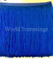 18 Inch Long Chainette Fringe Selling By Yard. Royal Blue Clothing Accessories