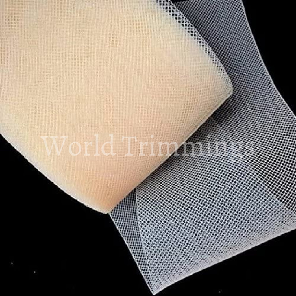 3 Inch Wide Soft Polyester Horsehair Braid Selling Per Roll/ 22 Yards Ivory Bridal Party Dresses