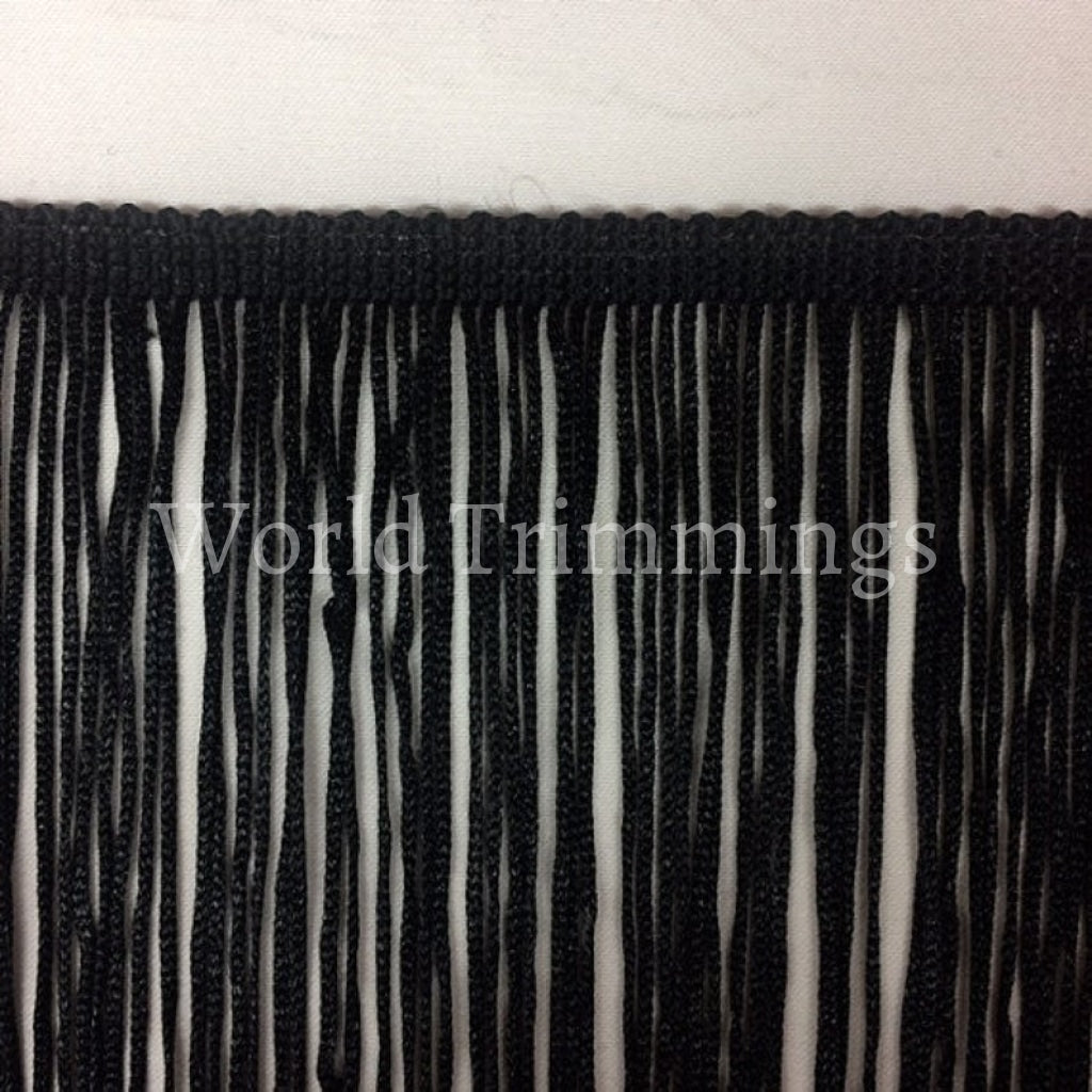 Black Tassel Fringe - by the yard