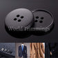 Blazer Buttons Black 1 Inch For Crafts Sewing 36Pcs 25Mm Resin Round 4 Holes Diy Handmade Clothes