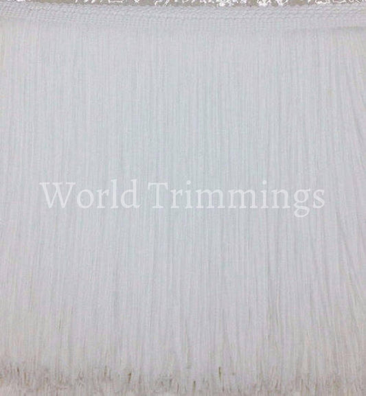 Chainette Fringe 32Long Black Or White (Price Per Yard ) Clothing Accessories