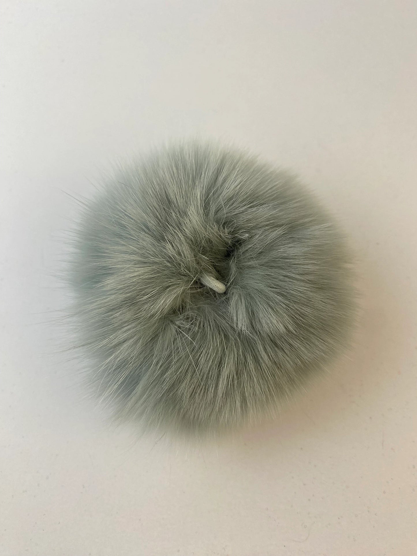 3 1/2 - 4 Inch Natural Genuine Fur Pom Pom Ball