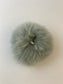 3 1/2 - 4 Inch Natural Genuine Fur Pom Pom Ball