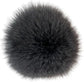 3 1/2 - 4 Inch Natural Genuine Fur Pom Pom Ball