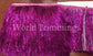 Metallic Fringe 7 Inch (Red/Silver/Gold/Black/Royal Blue/Green) Price Per Yard Fuchsia Clothing