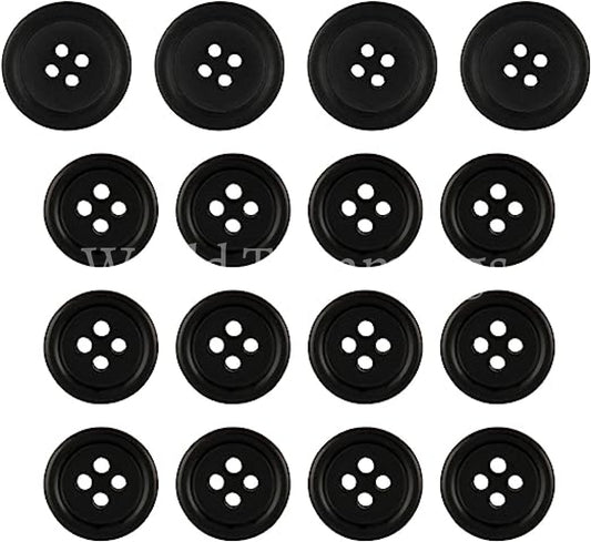 Suit Buttons 18Pc Set Has 6 Measuring 25Mm For Jacket Front 12 15Mm Sleeves And Dress Pants