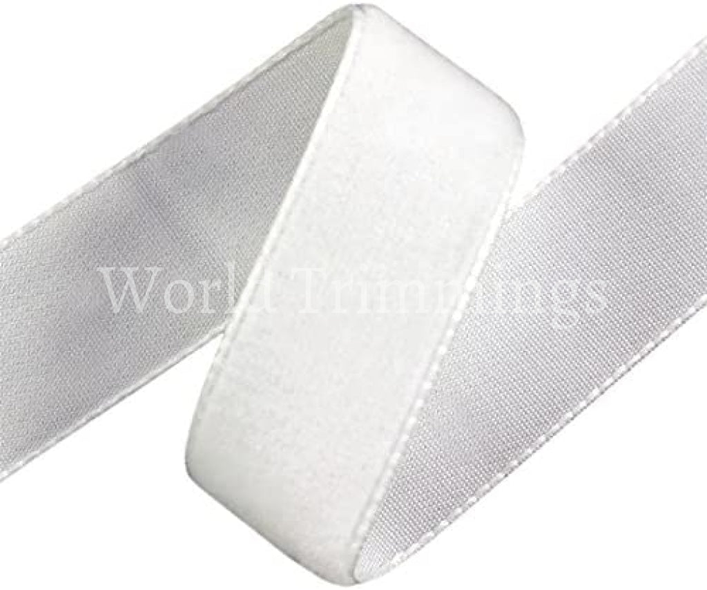 1 Inch Of Velvet Ribbon Single Face Price For 5 Yards Available In Color Black White Blue And
