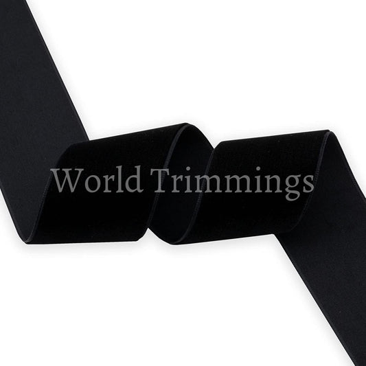 1 Inch Of Velvet Ribbon Single Face Price For 5 Yards Available In Color Black White Blue And