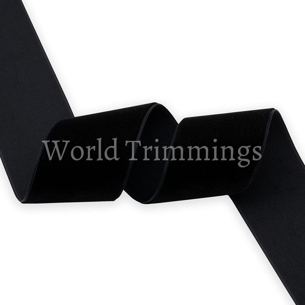 1 Inch Of Velvet Ribbon Single Face Price For 5 Yards Traditional Clothing Accessories