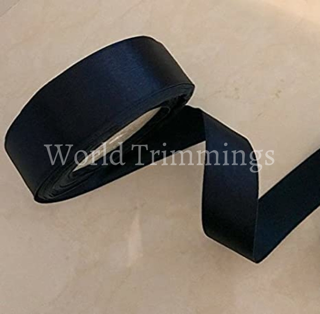 1 Single Face Satin Ribbon Price Per Roll/25 Yards Available In 15 Colors Navy Blue Baby & Toddler
