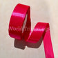 1 Single Face Satin Ribbon Price Per Roll/25 Yards Available In 15 Colors Neon Hot Pink Baby &