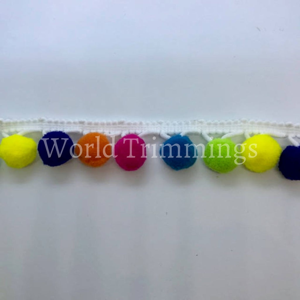 Colorfuly Tiny Pom Pom Trim – World Trimmings