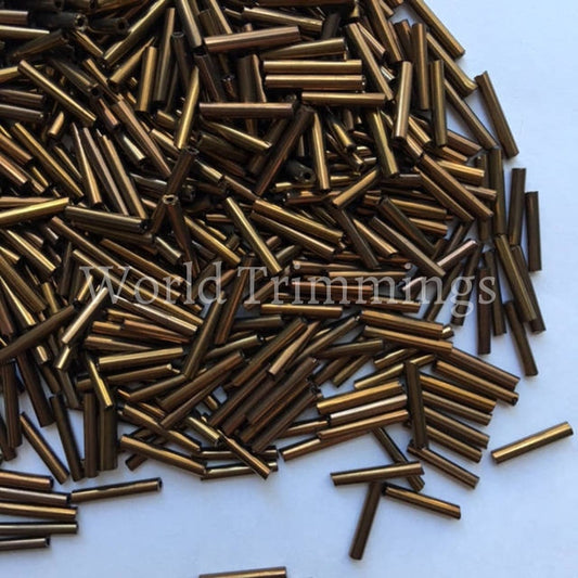 10Mm Bugle Beads Price Per Pack/ 80 Grams Color:  Bronze Baby & Toddler Clothing Accessories