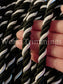 10Mm Satin Twist Cord Black/white Decoration Braided Shiny Choker Thread Twine String Rope Supplies