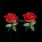 10Pcs Of Flower Embroidered Applique Patch Sew On Or Iron Embroidery Adhesive Headpiece For Diy