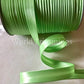 12 Yards 5/8 Inch Single Fold Satin Bias Tape Apple Green Traditional Clothing Accessories