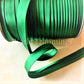 12 Yards 5/8 Inch Single Fold Satin Bias Tape Dark Green Traditional Clothing Accessories