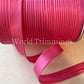 12 Yards 5/8 Inch Single Fold Satin Bias Tape Hot Pink Traditional Clothing Accessories