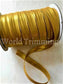 12 Yards 5/8 Inch Single Fold Satin Bias Tape Metallic Gold Traditional Clothing Accessories