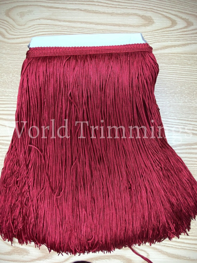 12Long Chainette Fringe (Price Per Yard ) Wine Clothing Accessories