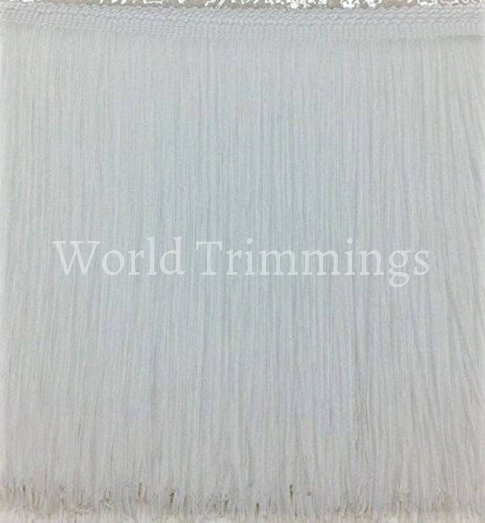 12Long Chainette Fringe White (Price Per Yard ) Baby & Toddler Clothing Accessories