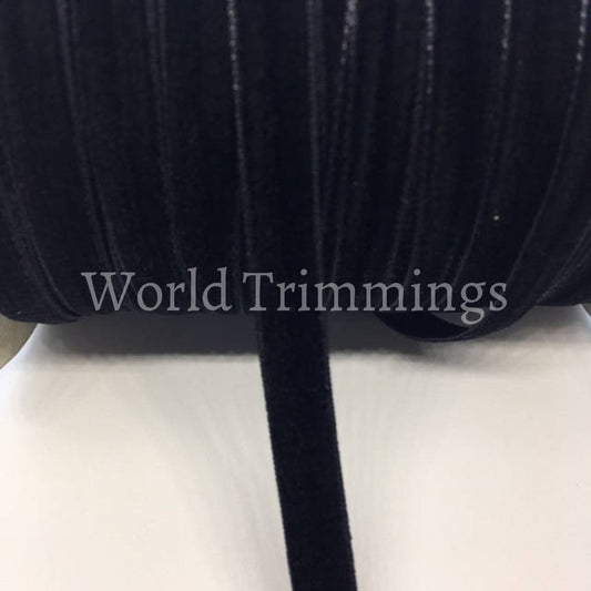 1/4 Black Velvet Ribbon Single Face Selling Per 10 Yards Baby & Toddler Clothing Accessories