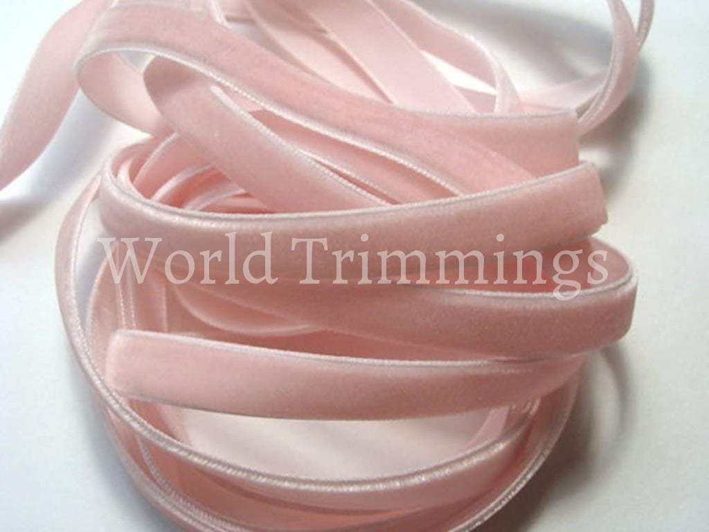 1/4 Pink Velvet Ribbon Single Face Selling Per 10 Yards Baby & Toddler Clothing Accessories