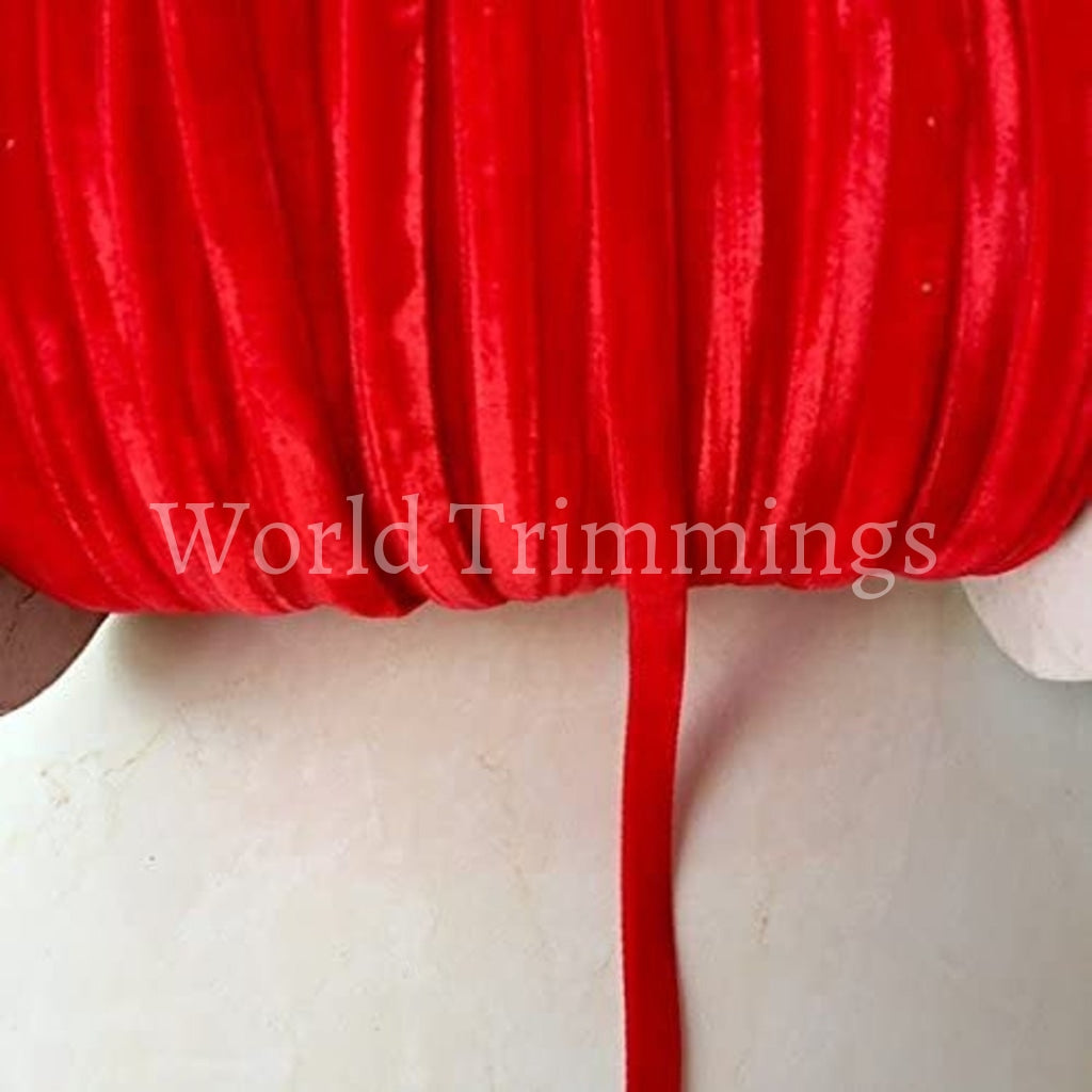 1/4 Red Velvet Ribbon Single Face Selling Per 10 Yards Baby & Toddler Clothing Accessories