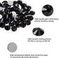 1440Pcs Ss20 Flat Back Crystal Rhinestones Jet Black Wholesale Loose Flatback Rhinestone Crystal