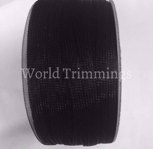 1/4Inch Polyester Black Or White Horsehair Braid Selling Per Roll/200Yards Clothing Accessories