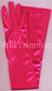 22 Classic Adult Size Opera Length Stretch Satin Gloves (16Bl) Fuchsia & Mittens