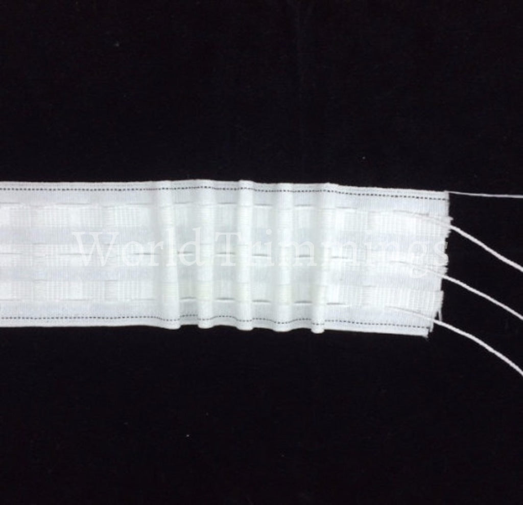 3 Pencil Pleat Shirring Drapery Tapes Used For Gathering Drapes And Shades Price Per Yard Costume