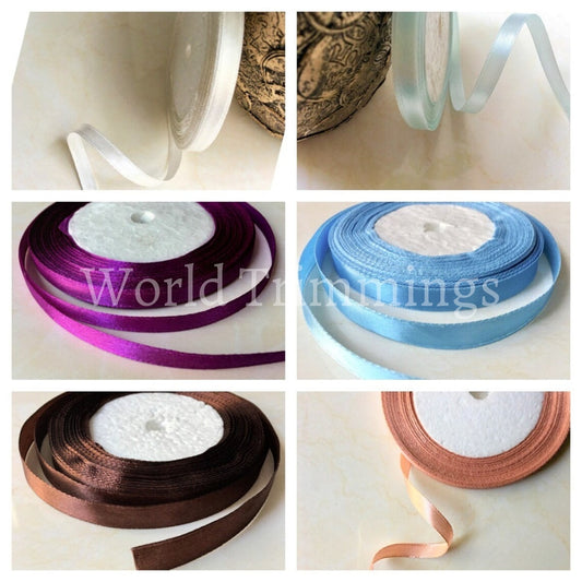 3/8 One Roll Single Face Satin Ribbon Price Per Roll/ 25 Yards Available In 22 Colors Baby & Toddler