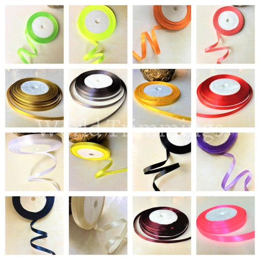 3/8 One Roll Single Face Satin Ribbon Price Per Roll/ 25 Yards Available In 22 Colors Baby & Toddler