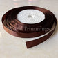 3/8 One Roll Single Face Satin Ribbon Price Per Roll/ 25 Yards Available In 22 Colors Coffee Brown