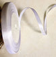 3/8 One Roll Single Face Satin Ribbon Price Per Roll/ 25 Yards Available In 22 Colors White Baby &