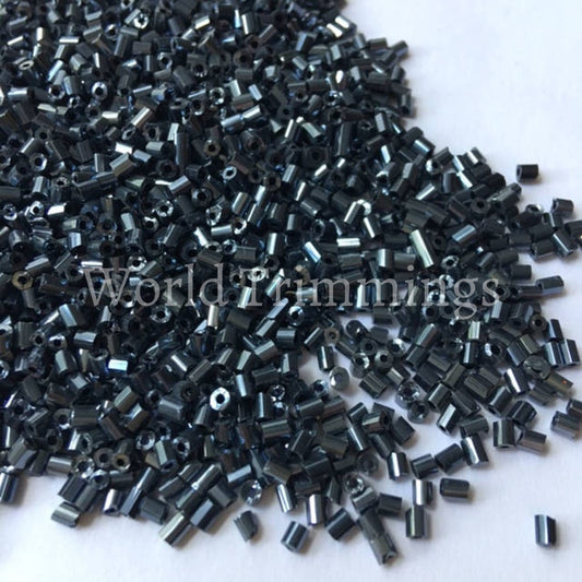 3Mm Loose Bugle Beads Price Per Pack/ 80 Grams Gun Metal Baby & Toddler Clothing Accessories