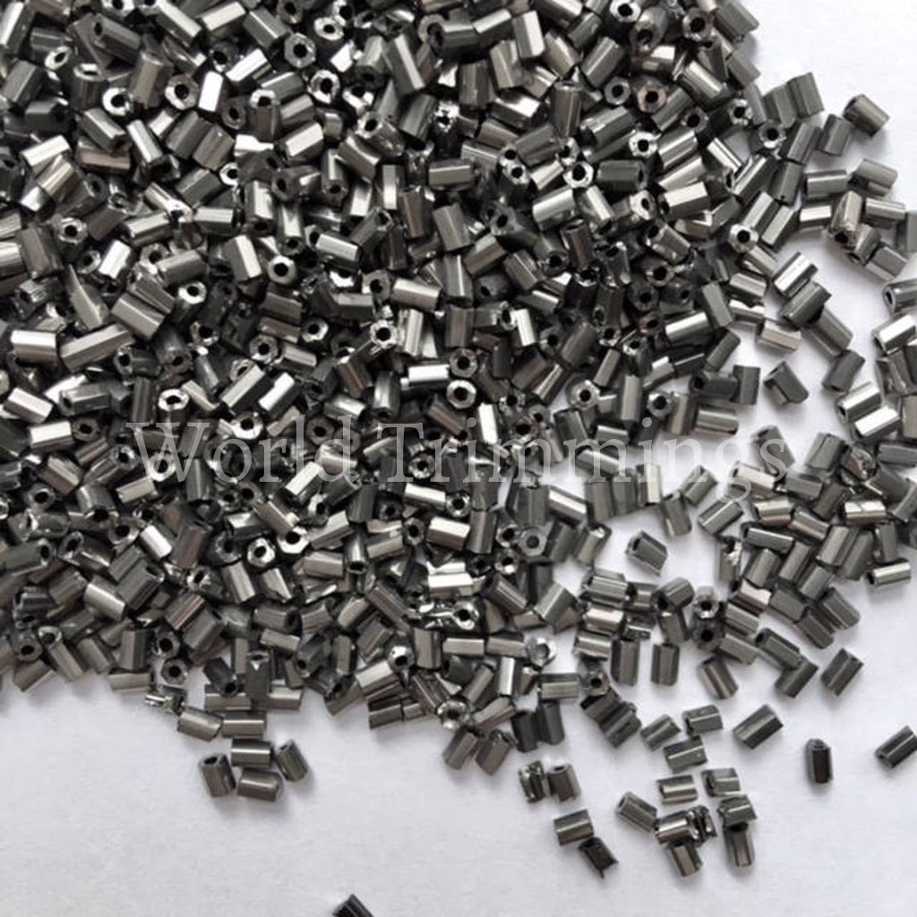 3Mm Loose Bugle Beads Price Per Pack/ 80 Grams In Hemetite Baby & Toddler Clothing Accessories