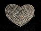 4 Pcs Rhinestones Patch Crystal Girl Applique Iron-On Transfer Bling Costume Accessories