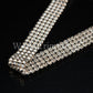 4 Row Rhinestone Banding Crystal (Ss20) With Silver Setting Wedding Cake Bridal Trim Selling Per