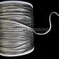 4Mm Round Cord Metallic Silver (Price Per 20 Yards) Costume Accessories