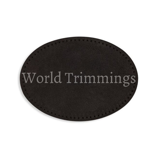 5 Different Color Suede Elbow Patch W/perforated Edges - 4 3/8 X 6 1/2 Dark Brown Baby & Toddler