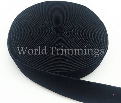 5/8 Inch Velvet Ribbon Price Per 6 Yards Black Clothing Accessories