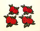 5Pcs Of Flower Embroidered Applique Patch Sew On Or Iron Embroidery Adhesive Headpiece For Diy Dress