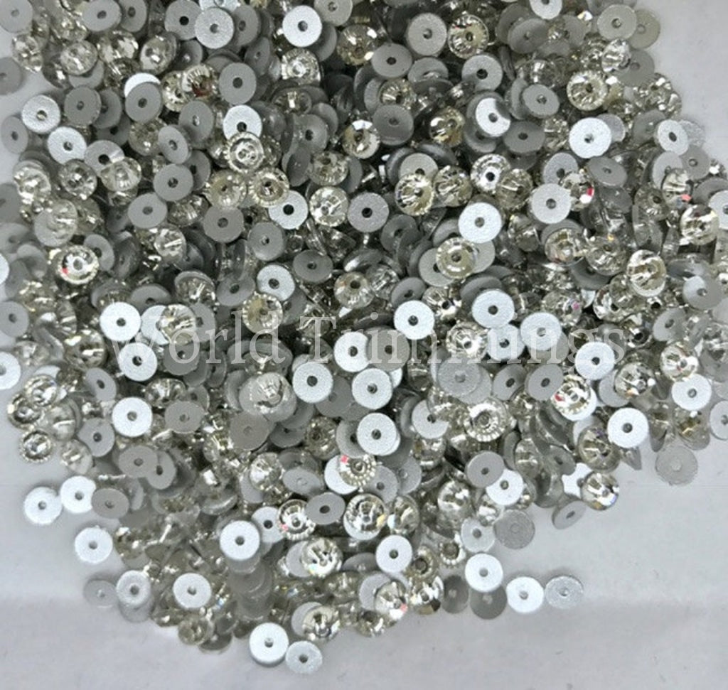 6Mm Sew On Or Glue On Loose Premium Rhinestones/ Shine Like Swarovski Quality 72Pcs Color Crystal