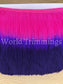 7 Inch Long Fringe Neon Hot Pink With Purple Chainette Price Per Yard Costume Accessories