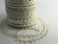 72 Ivory /white / Black Elastic Button Loops - Adjacent For Bridal Gowns Trails Accessories