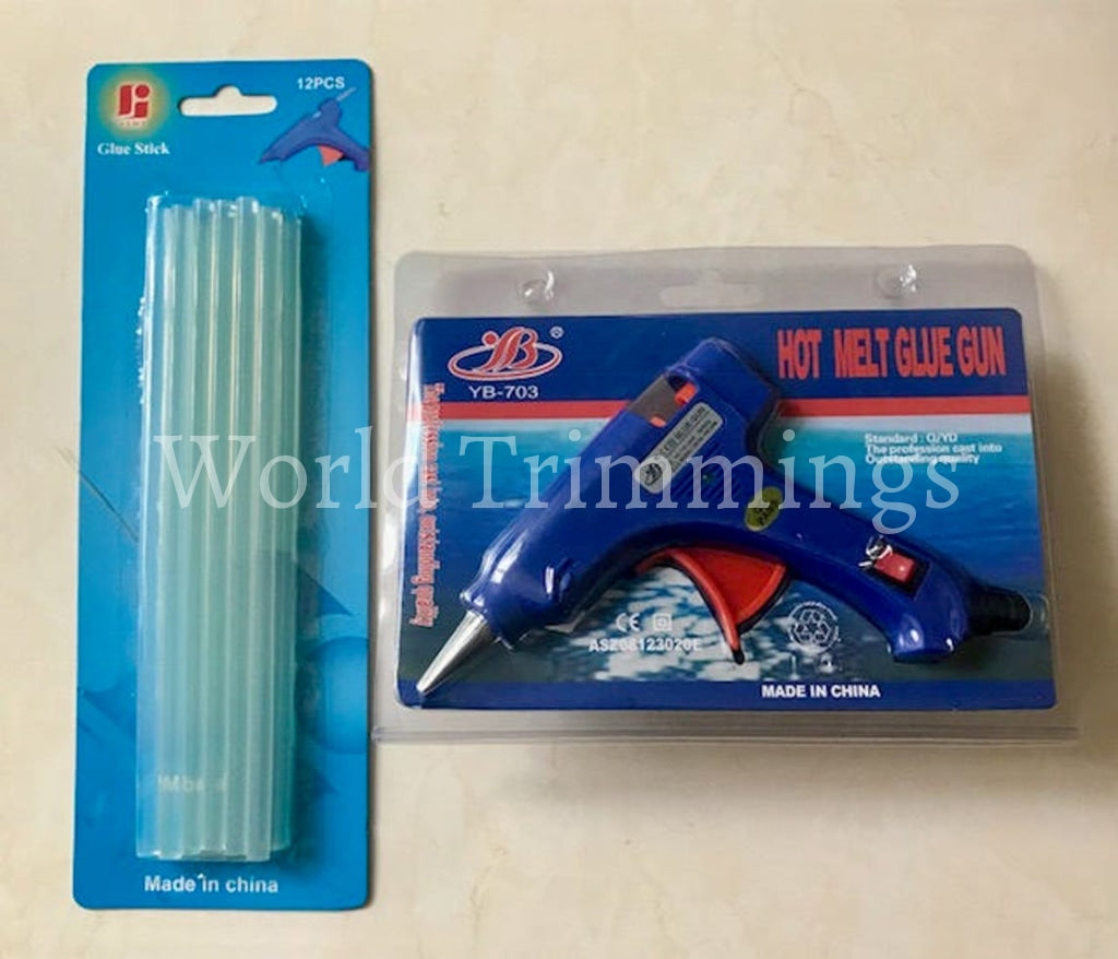 8 High Temperature Hot Glue Gun - Comes With 6 Sticks Clothing Accessories